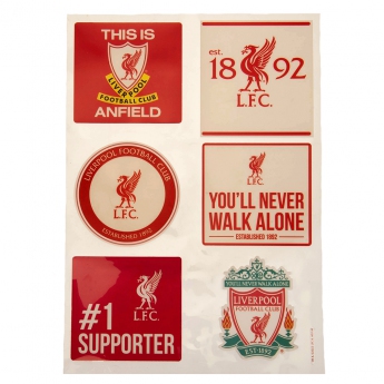 FC Liverpool matricák Car Decal Set