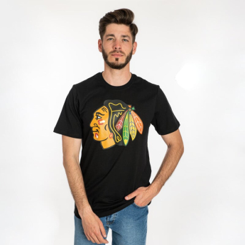 Chicago Blackhawks férfi póló Imprint Echo Tee black