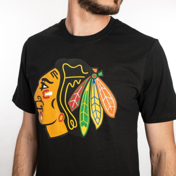 Chicago Blackhawks férfi póló Imprint Echo Tee black