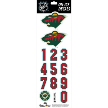 Minnesota Wild sisak matricák Decals