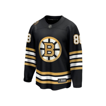 Boston Bruins gyerek jégkorong mez David Pastrnak #88 black 100th Anniversary Premier Breakaway Jersey