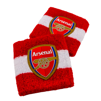 FC Arsenal tenisz karpánt 2 pack red with white Wristbands