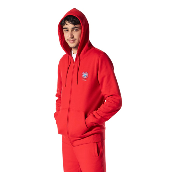 Bayern München férfi kapucnis pulóver Hooded Zip red