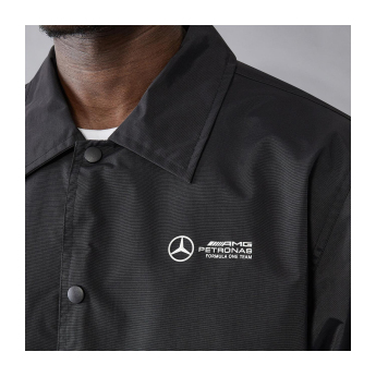 Mercedes AMG Petronas férfi kabát Coach black F1 Team 2024