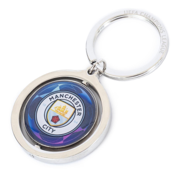 Manchester City kulcstartó Spinner Keyring