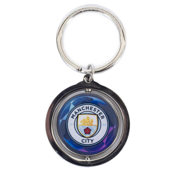 Manchester City kulcstartó Spinner Keyring