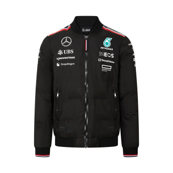 Mercedes AMG Petronas férfi kabát Winter black F1 Team 2024