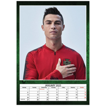 Cristiano Ronaldo naptár not official CRISTIANO RONALDO 2025