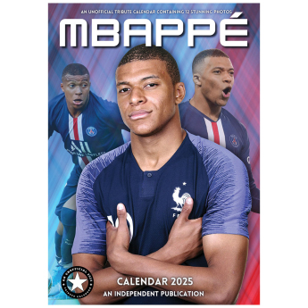 Kylian Mbappé naptár not official KYLIAN MBAPPÉ 2025