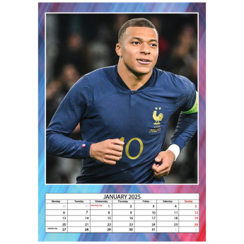 Kylian Mbappé naptár not official KYLIAN MBAPPÉ 2025