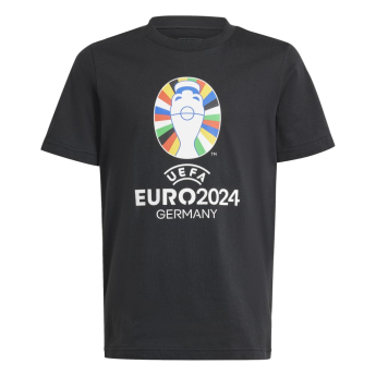 EURO 2024 gyerek póló Logo black