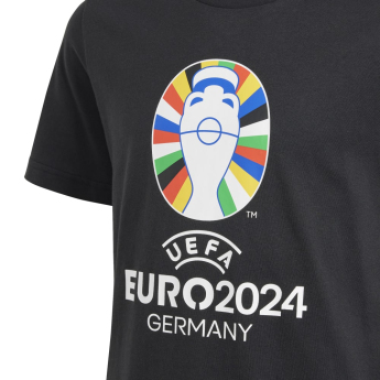 EURO 2024 gyerek póló Logo black