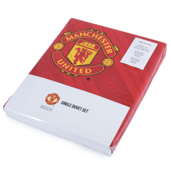 Manchester United 1 drb ágynemű Core Stripe Single Duvet Set