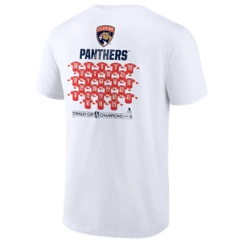 Florida Panthers férfi póló 2024 Stanley Cup Champions Jersey Roster