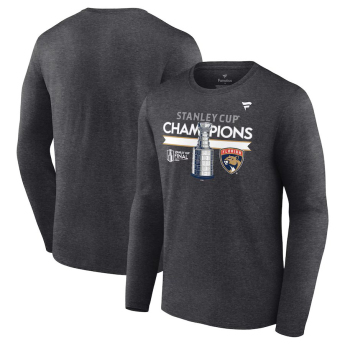 Florida Panthers férfi hosszú ujjú póló 2024 Stanley Cup Champions Locker Room Long Sleeve