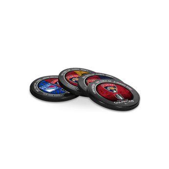 Florida Panthers korong 2024 Stanley Cup Champions Hockey Drink Coasters (4-pack) In Cube