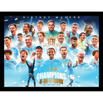 Manchester City kép keretben Premier League Champions Framed Picture 30 x 40