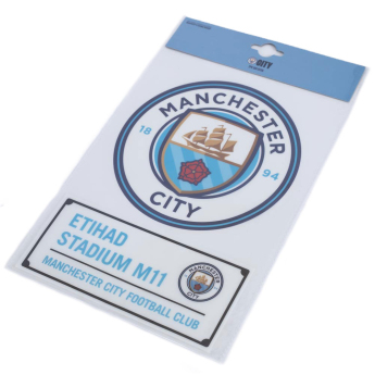 Manchester City matricák A4 Car Decal