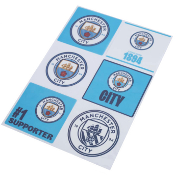 Manchester City matricák Car Decal Set