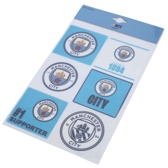 Manchester City matricák Car Decal Set