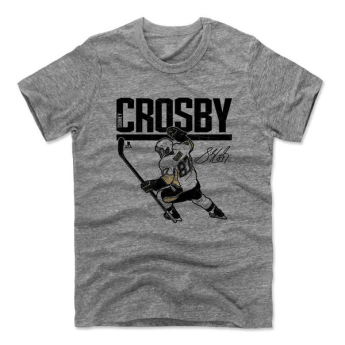 Pittsburgh Penguins férfi póló grey Sidney Crosby #87 Hyper K 500 Level