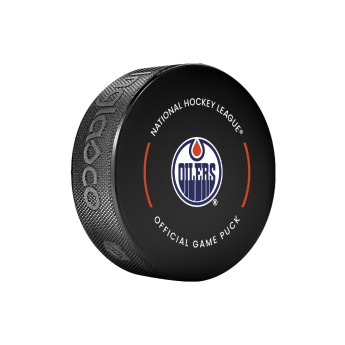 Edmonton Oilers korong Official Game Puck 2022-2023