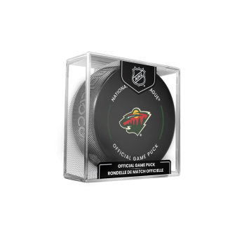 Minnesota Wild korong Official Game Puck 2022-2023