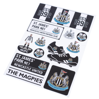 Newcastle United matricák A4 Set 12 pcs