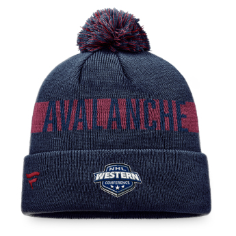 Colorado Avalanche téli sapka Fundamental Beanie Cuff with Pom