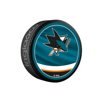 San Jose Sharks korong Reverse Retro Jersey 2022 Souvenir Collector Hockey Puck