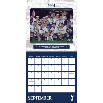 Tottenham naptár Legends Square 2025