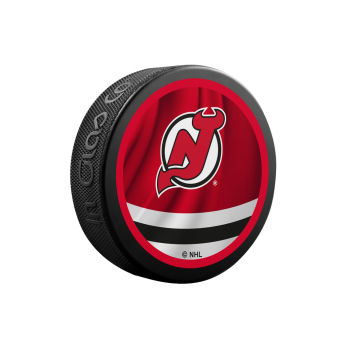 New Jersey Devils korong reverse retro jersey souvenir collector hockey puck