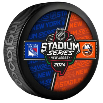 NHL termékek korong Stadium Series 2024 Dueling Style Collectible Hockey Puck -Rangers vs Island