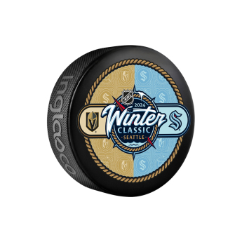 Seattle Kraken korong Winter Classic 2024 Seattle Match-Up Souvenir Collectors Puck