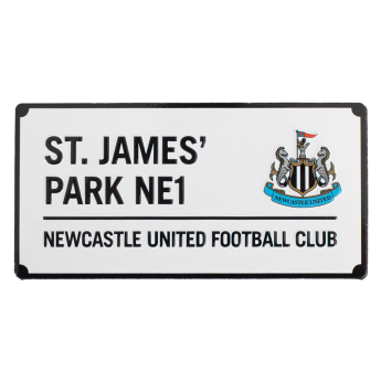 Newcastle United mágnes Street Sign Fridge