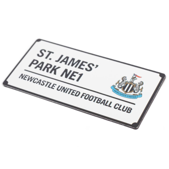 Newcastle United mágnes Street Sign Fridge