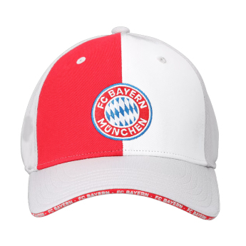 Bayern München napellenző Half white-red