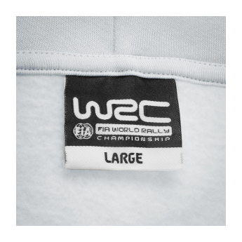 WRC championship férfi kapucnis pulóver Zipper Classic grey 2024