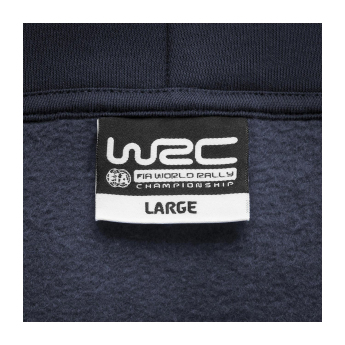 WRC championship férfi kapucnis pulóver Zipper Classic navy 2024