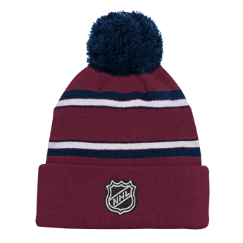 Colorado Avalanche gyerek téli sapka 3Rd Jersey Jacquard Cuff Pom