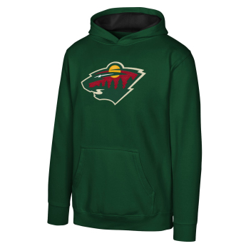 Minnesota Wild gyerek kapucnis pulóver Prime Po Flc Hood - Home