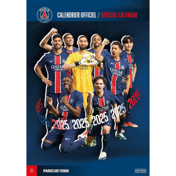 Paris Saint Germain naptár 2025