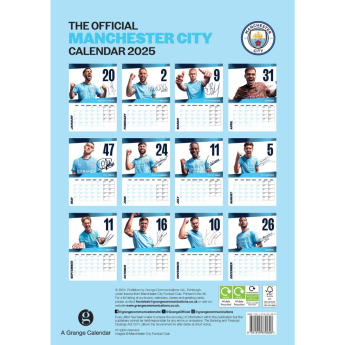 Manchester City naptár 2025