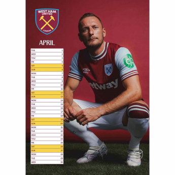 West Ham United naptár 2025