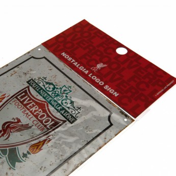 FC Liverpool fali tábla Retro Logo Sign