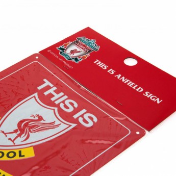 FC Liverpool fali tábla This is Anfield Sign